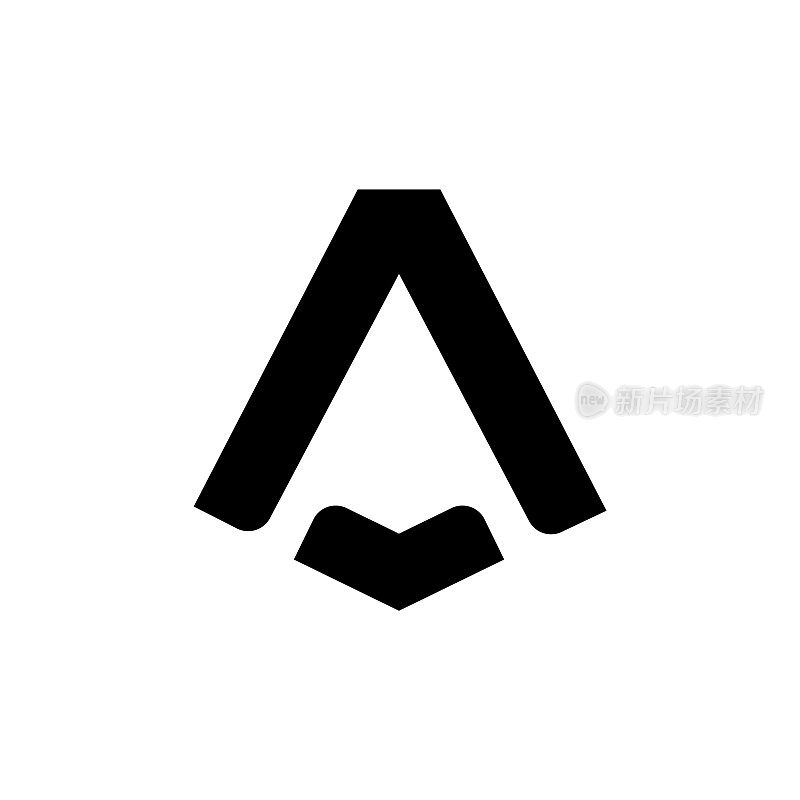 A Logo风格形状
